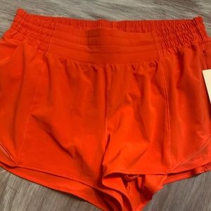 Lululemon High Rise Hotty Hot Shorts